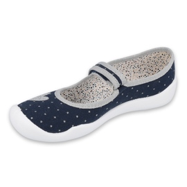 Calzado infantil befado 114Y412 azul marino gris 1