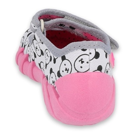 Calzado infantil befado 109P220 rosado gris 2