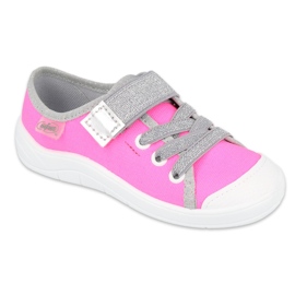 Calzado infantil befado 251X171 rosado gris 1