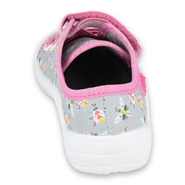 Calzado infantil befado 251X172 rosado gris 1