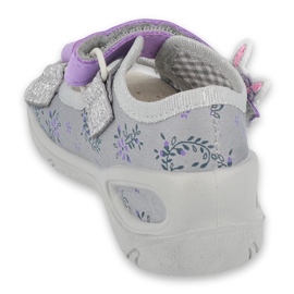 Calzado infantil befado pu 065P150 púrpura gris 2