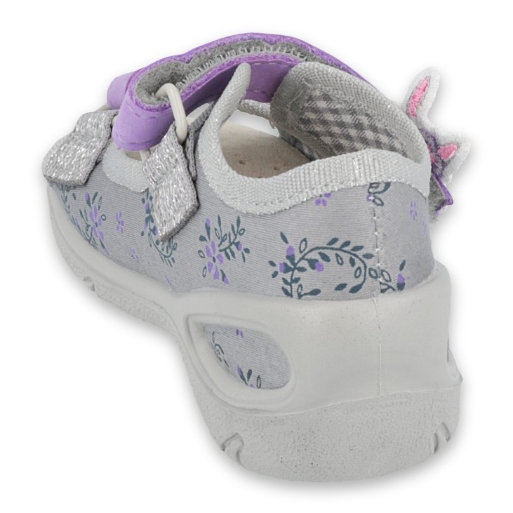 Calzado infantil befado pu 065P150 violeta gris 2