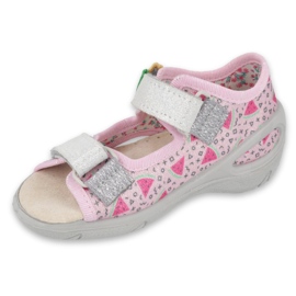 Calzado infantil befado pu 065P152 rosa gris 1