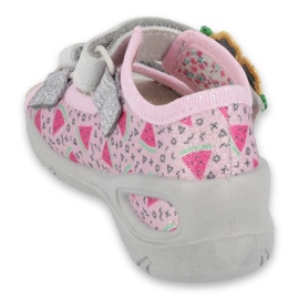 Calzado infantil befado pu 065P152 rosa gris 2