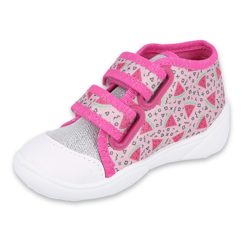 Calzado infantil befado 212P072 rosa gris 1