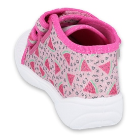 Calzado infantil befado 212P072 rosado gris 2