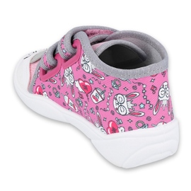 Calzado infantil befado 212P070 rosado gris 2