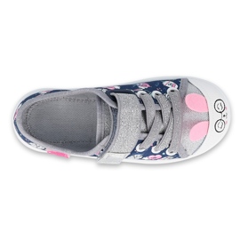 Calzado infantil befado 251X169 azul marino rosado gris 3