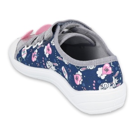 Calzado infantil befado 251X169 azul marino rosado gris 2