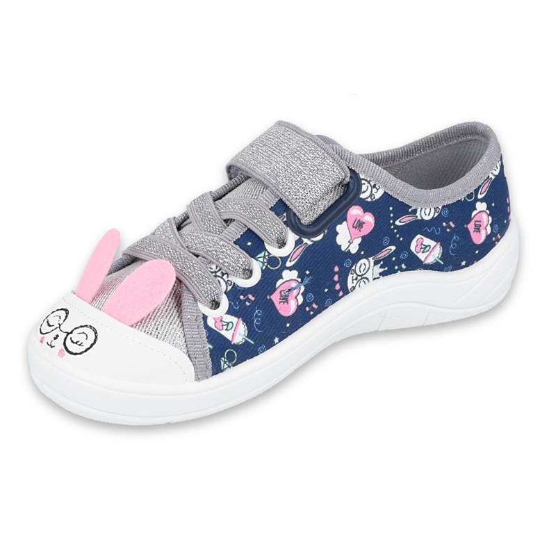 Calzado infantil befado 251X169 azul marino rosado gris 1
