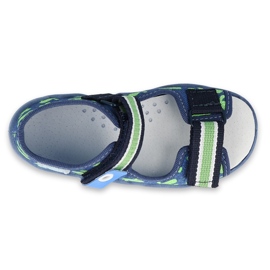 Calzado infantil befado amarillo 350P019 azul marino verde 3