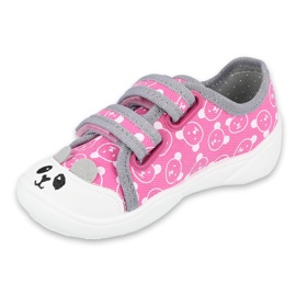 Calzado infantil befado 907P131 rosa gris 1