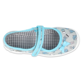 Calzado infantil befado 114X441 azul gris 3