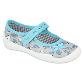 Calzado infantil befado 114X441 azul gris 4