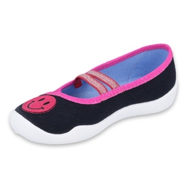 Calzado infantil befado 116X292 azul marino rosado 1