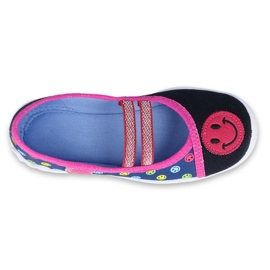 Calzado infantil befado 116X292 azul marino rosado 3