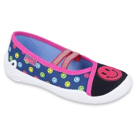 Calzado infantil befado 116X292 azul marino rosado 4