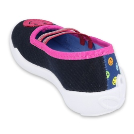 Calzado infantil befado 116X292 azul marino rosado 2