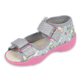 Calzado infantil befado amarillo 342P027 rosado gris 1