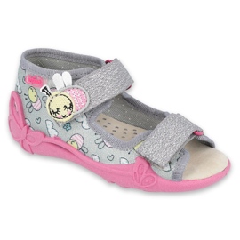 Calzado infantil befado amarillo 342P027 rosado gris 4