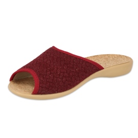 Zapatos de mujer befado pu 254D129 rojo 2