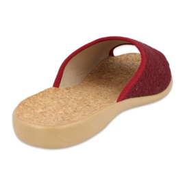 Zapatos de mujer befado pu 254D129 rojo 3