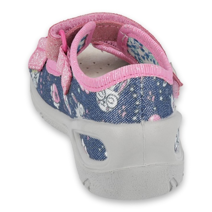 Calzado infantil befado pu 065P151 azul marino rosa 2