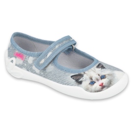 Calzado infantil befado 114Y439 azul gris multicolor 1
