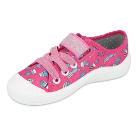 Calzado infantil befado 251X167 rosado plata 1