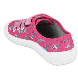 Calzado infantil befado 251X167 rosado plata 2