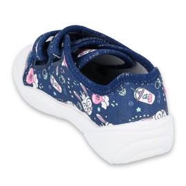 Calzado infantil befado 907P127 azul marino rosado 2