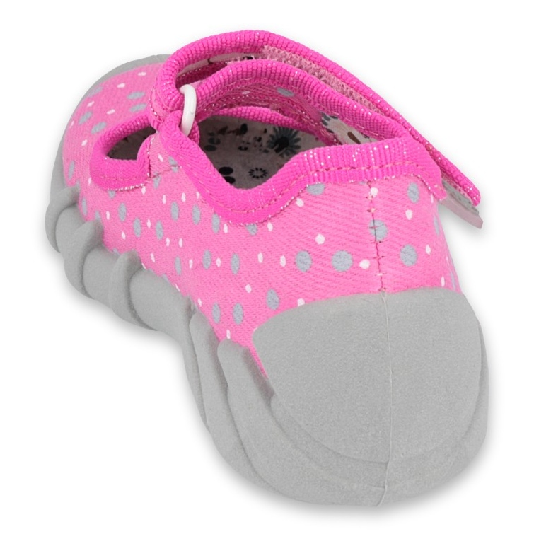 Calzado infantil befado 109P209 rosado gris 2