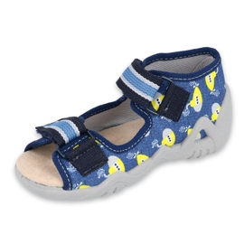 Calzado infantil befado amarillo 350P020 azul 1