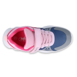 Calzado infantil befado 516X054 azul marino rosado gris multicolor 3