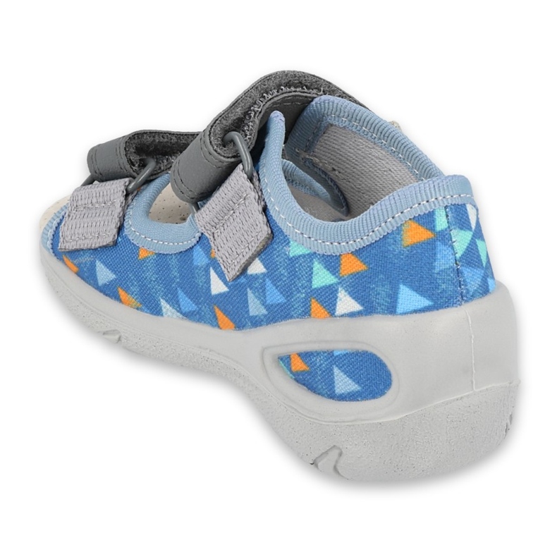 Calzado infantil befado pu 065P158 azul gris 2