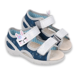 Calzado infantil befado pu 065P154 azul marino azul gris multicolor 4