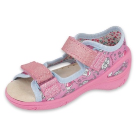 Calzado infantil befado pu 065P147 rosa multicolor 2