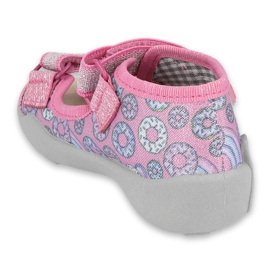 Calzado infantil befado 242P106 rosa gris 2