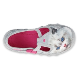 Calzado infantil befado 110P416 rosado gris 3