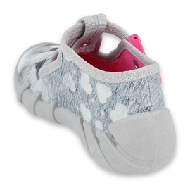 Calzado infantil befado 110P416 rosado gris 2