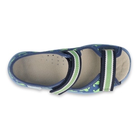 Calzado infantil befado 869X147 azul verde 3