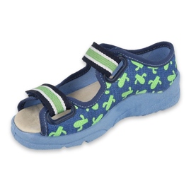 Calzado infantil befado 869X147 azul verde 1