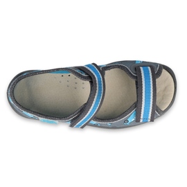 Calzado infantil befado 869X148 azul gris 3