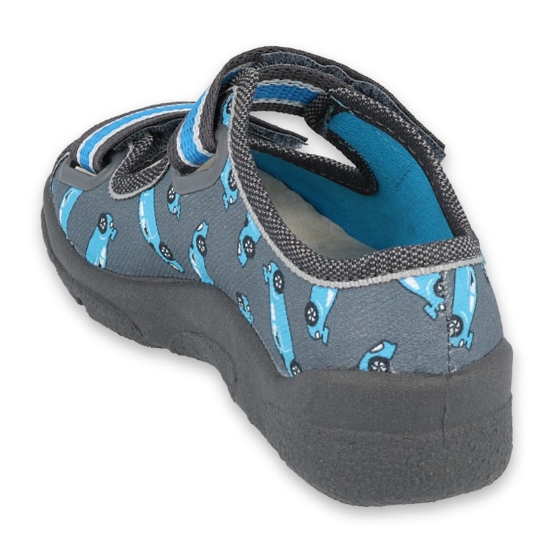 Calzado infantil befado 869X148 azul gris 2