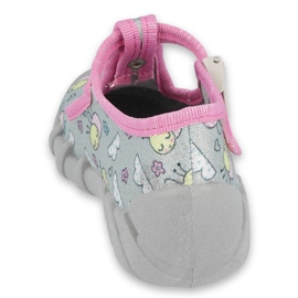 Calzado infantil befado 110P412 rosado gris 2