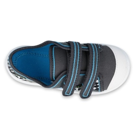 Calzado infantil befado 907P113 blanco negro azul gris 1