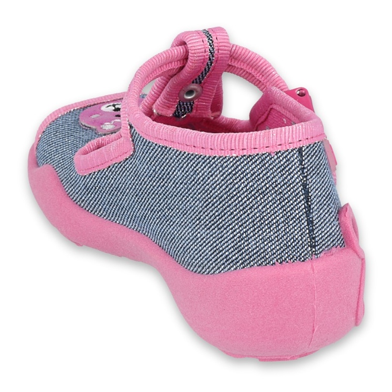 Calzado infantil befado 213P125 azul marino rosado 2