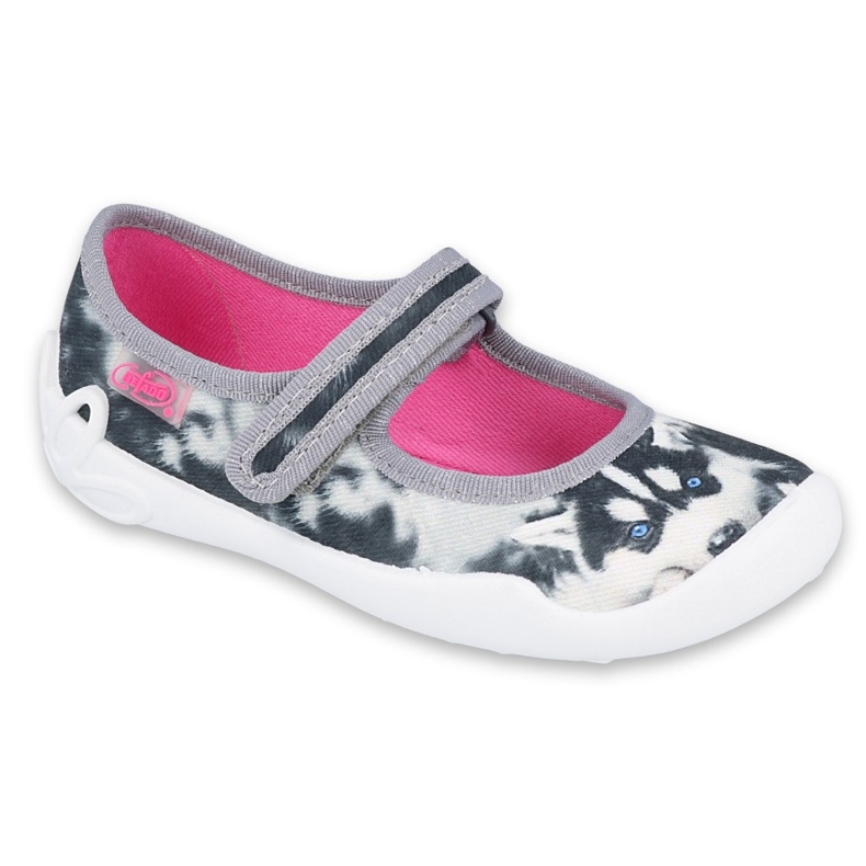 Calzado infantil befado 114Y440 blanco gris 1