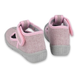 Calzado infantil befado 531P084 rosado gris 1