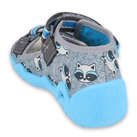 Calzado infantil befado amarillo 350P022 azul gris 2